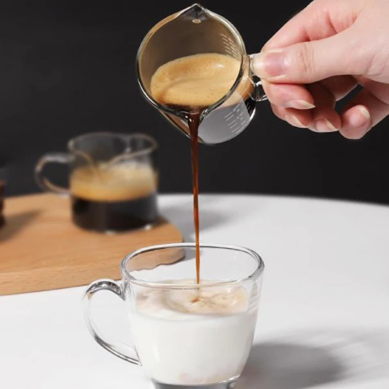 Espresso Shot Glass - Vaso Medidor de Doble Boquilla para