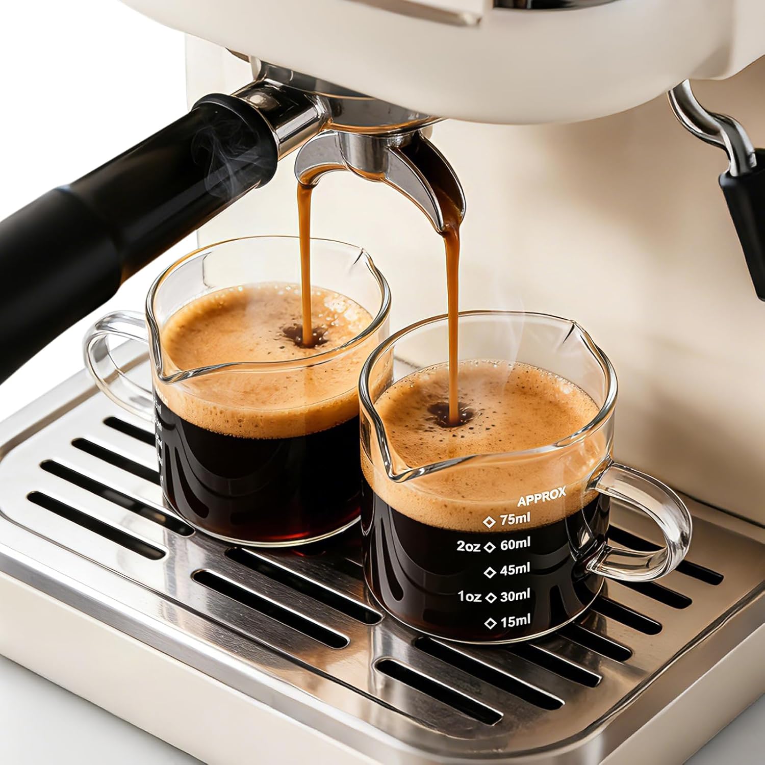 Espresso Shot Glass - 1/2 piezas de tazas de espresso
