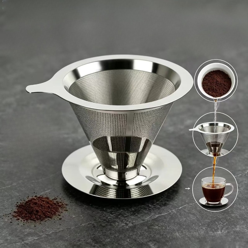 Coffee Equipment Pour Over - Filtro de Café Pour Over de