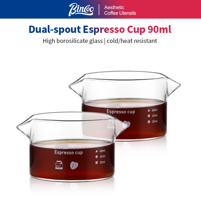 BINCOO Taza medidora de café e - Espresso Shot Glass reseña y precio